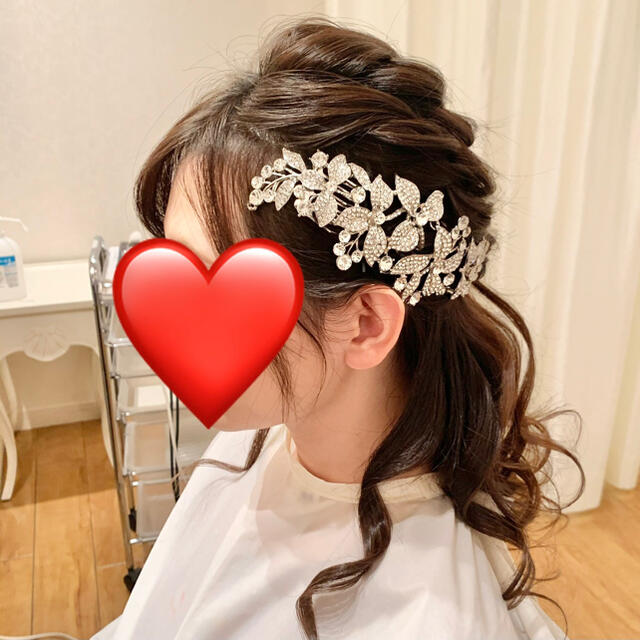 ヘッドドレス ハンドメイドのアクセサリー(ヘアアクセサリー)の商品写真