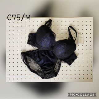 【お値下げ】C75/M☆ブラ＆ショーツ☆下着セット☆新品☆☆(ブラ&ショーツセット)