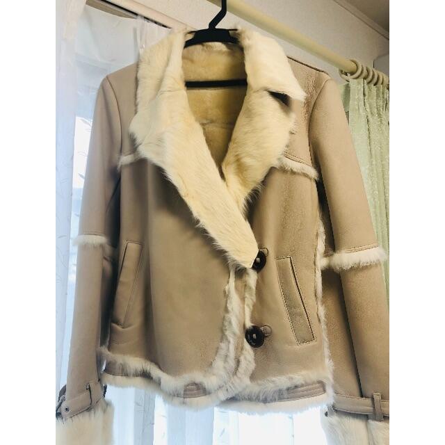 BURBERRY BLUE LABEL - BURBERRY BLUE LABELムートンコート