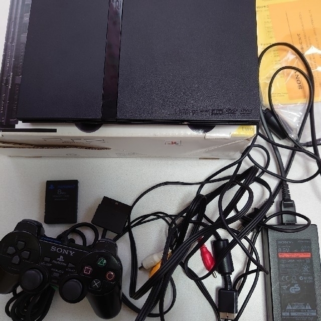 【めそ様専用】PS2 本体 薄型 SCPH-70000、箱付き 家庭用ゲーム機本体