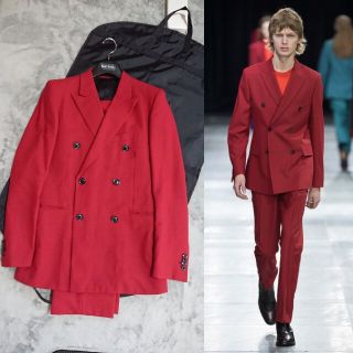 ジョンローレンスサリバン(JOHN LAWRENCE SULLIVAN)の定価13万7千 ポールスミス18AW パリ・コレクション ダブルブレスト スーツ(セットアップ)