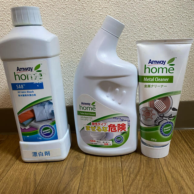 Amway(アムウェイ)のアムウェイ 漂白剤 金属クリーナー トイレクリーナー インテリア/住まい/日用品の日用品/生活雑貨/旅行(洗剤/柔軟剤)の商品写真