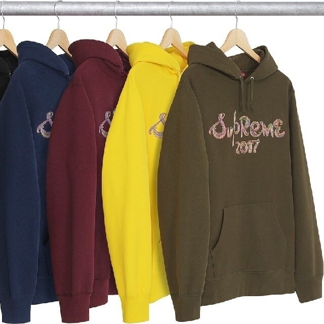 Supreme(シュプリーム)のSupreme Brush Logo Hooded Sweatshirt メンズのトップス(パーカー)の商品写真