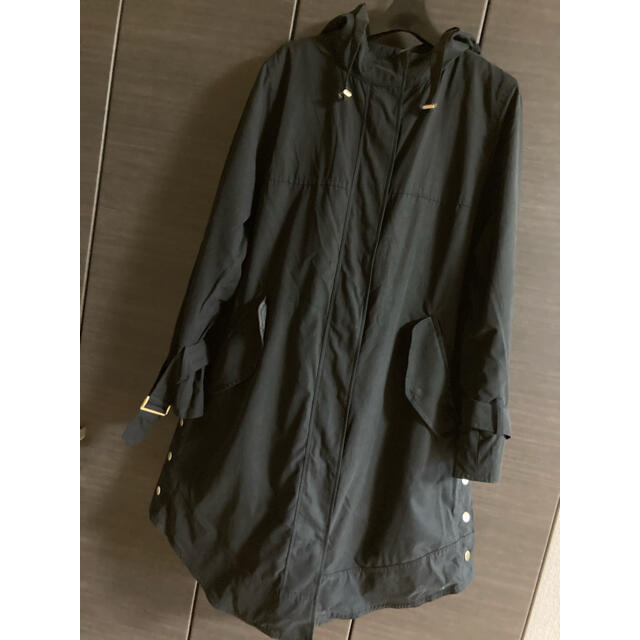 Belluna(ベルーナ)の値下げ⭐️ミニタリーコート⭐️黒⭐️ライナー付き⭐️ベルーナ レディースのジャケット/アウター(モッズコート)の商品写真