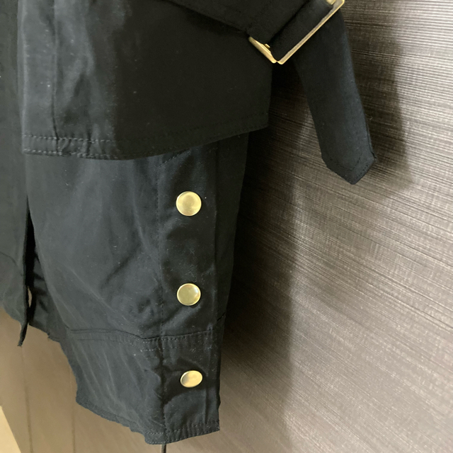 Belluna(ベルーナ)の値下げ⭐️ミニタリーコート⭐️黒⭐️ライナー付き⭐️ベルーナ レディースのジャケット/アウター(モッズコート)の商品写真