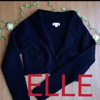 エル(ELLE)のELLE 黒 ボレロ 140(ジャケット/上着)