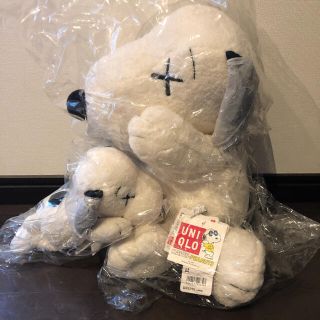 ユニクロ(UNIQLO)の2個セット UNIQLO snoopy kaws ぬいぐるみ スヌーピー カウズ(ぬいぐるみ)