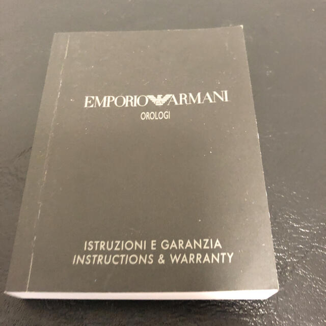 Emporio Armani(エンポリオアルマーニ)のEMPORIO ARMANI 腕時計 メンズの時計(腕時計(アナログ))の商品写真