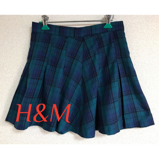 H&M(エイチアンドエム)のチェックスカート プリーツスカート H&M レディースのスカート(ミニスカート)の商品写真