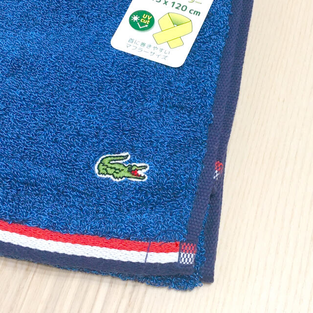 LACOSTE(ラコステ)の【新品】LACOSTE タオルマフラー メンズのファッション小物(マフラー)の商品写真