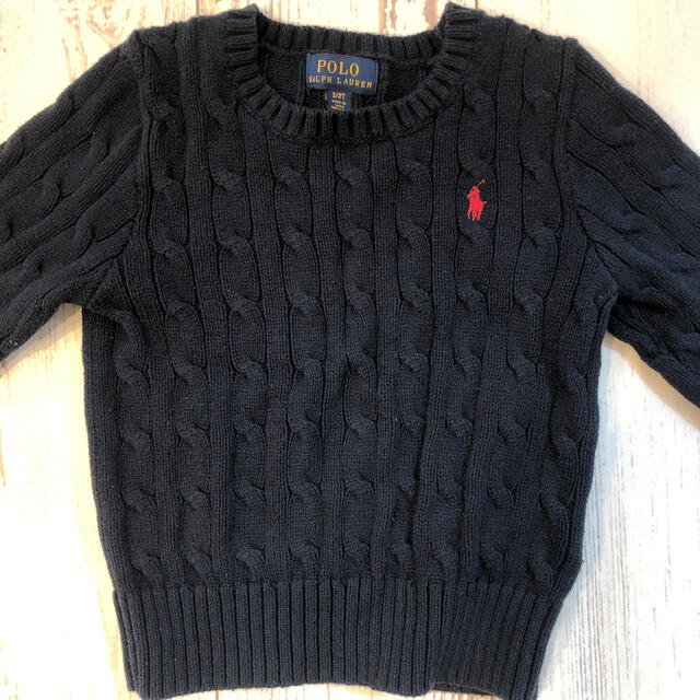 Ralph Lauren(ラルフローレン)のラルフローレンセーター紺色 キッズ/ベビー/マタニティのキッズ服男の子用(90cm~)(ニット)の商品写真