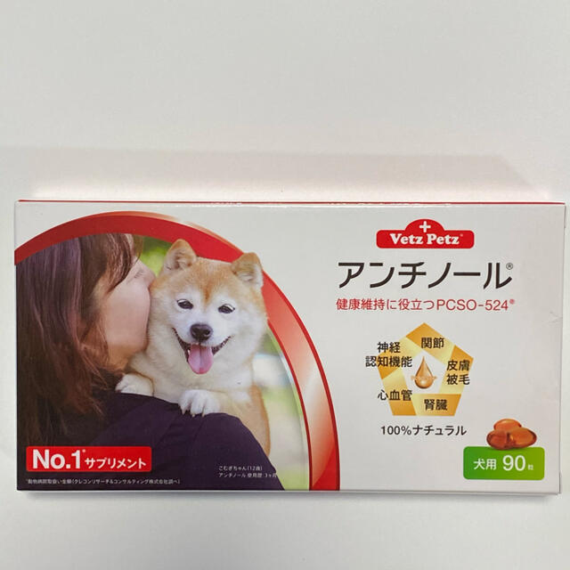 【新品】アンチノール 犬用90粒