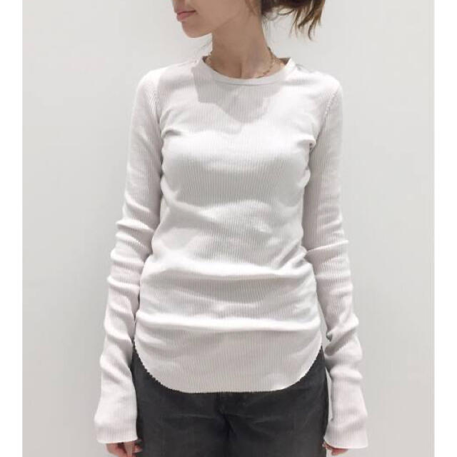 アパルトモン  グッド・グリーフ RIB L/S TOP ナチュラル