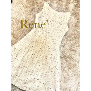 ルネ(René)のお値下げしました　ルネ⭐︎ツイードワンピース⭐︎(ひざ丈ワンピース)