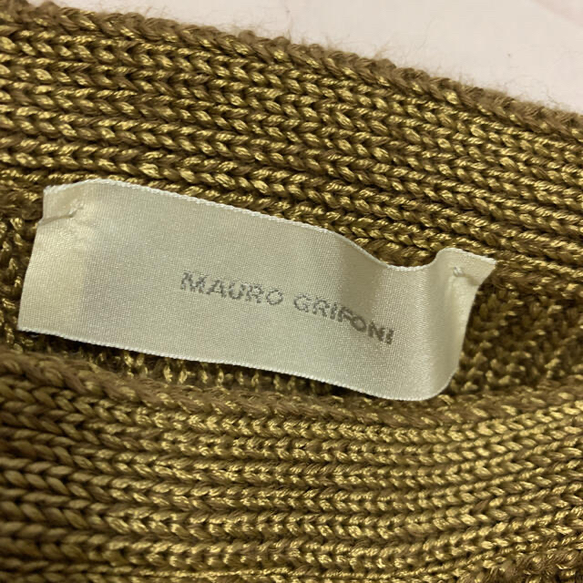 mauro grifoni ゴールドニット - ニット/セーター