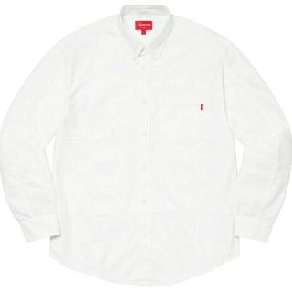 シュプリーム(Supreme)のSupreme Pachwork Oxford Shirt 白 L(シャツ)