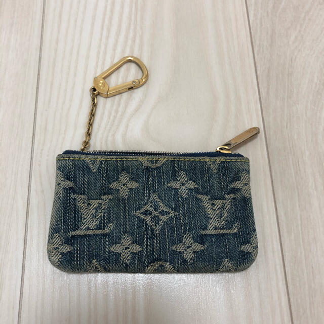 LOUIS VUITTON(ルイヴィトン)の正規品ルイヴィトン コインケース 小銭入れ ポシェットクレ モノグラムデニム メンズのファッション小物(コインケース/小銭入れ)の商品写真