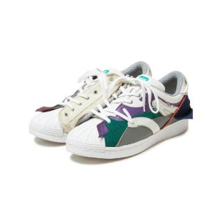 カラー(kolor)のkolor20aw カウハイド×ハンプSNEAKERS 白 新品未使用 26.5(スニーカー)