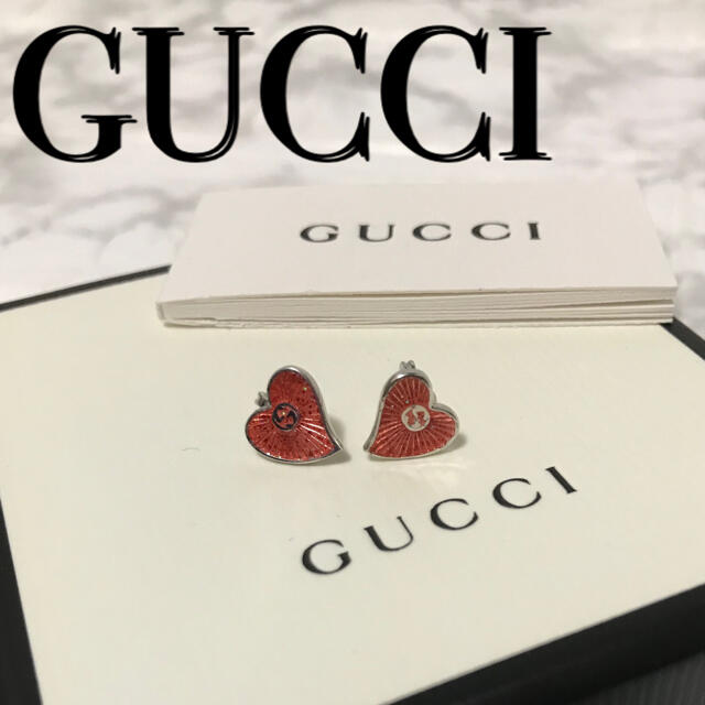 Gucci(グッチ)のグッチ　GUCCI  ピアス　ハート　GG   レディースのアクセサリー(ピアス)の商品写真