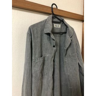 アンユーズド(UNUSED)のunused デニムシャツ グレー 灰色 サイズ3 M～L(シャツ)