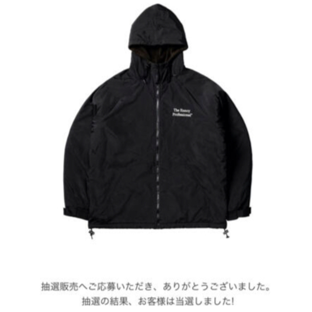 The Ennoy NYLON JACKET black size:M