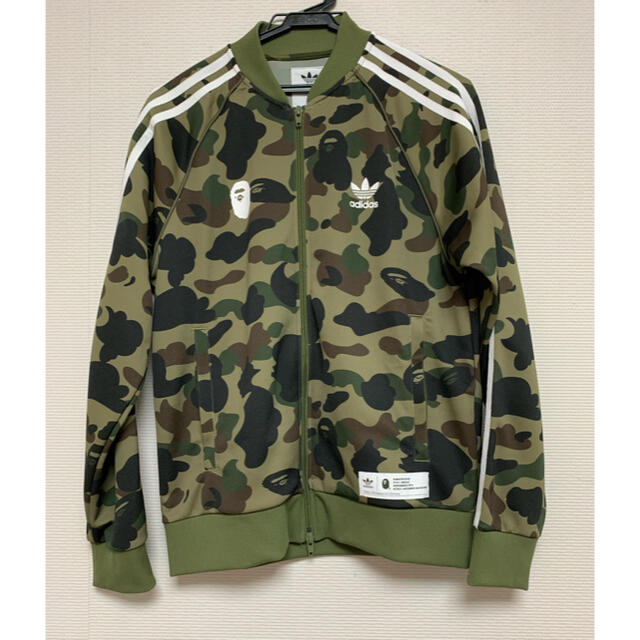 BAPE x adidas Track Top Olive Cargo | フリマアプリ ラクマ