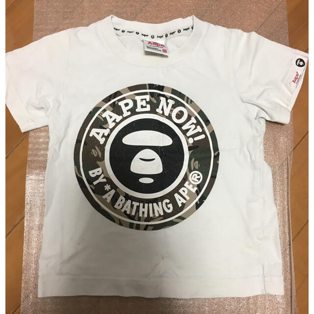 A BATHING APE(アベイシングエイプ)の【週末限定特価！！】Aape Tシャツ　100cm キッズ/ベビー/マタニティのキッズ服男の子用(90cm~)(Tシャツ/カットソー)の商品写真