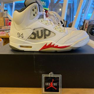 シュプリーム(Supreme)の【最終！！】Supreme×Nike AIR JORDAN 5 RETRO  (スニーカー)