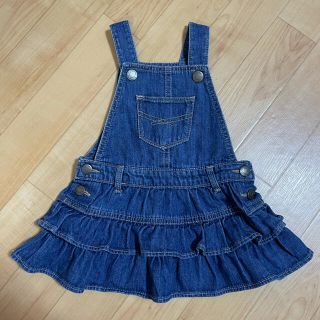 ベビーギャップ(babyGAP)のbabygap ジャンパースカート デニム　70 ワンピース(ワンピース)