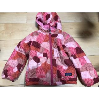 パタゴニア(patagonia)のパタゴニア　Patagonia  キッズ　ダウンジャケット　ボア　ピンク(ジャケット/上着)