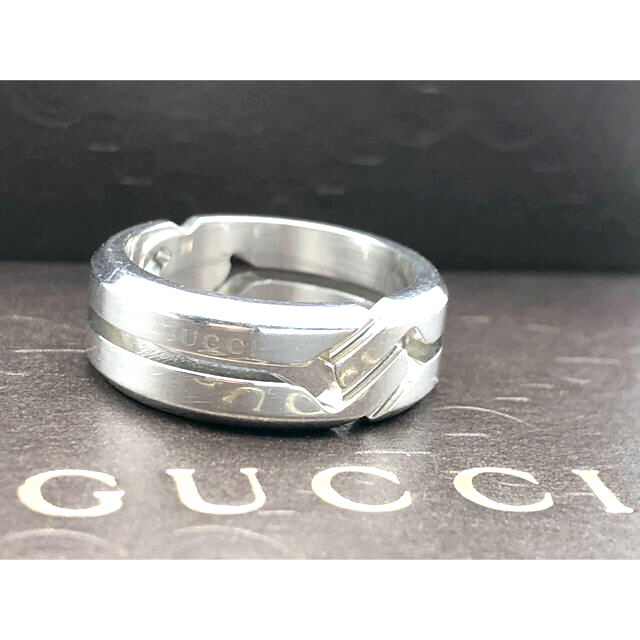 美品 GUCCI インフィニティ リング 12 13号スターリングシルバー925