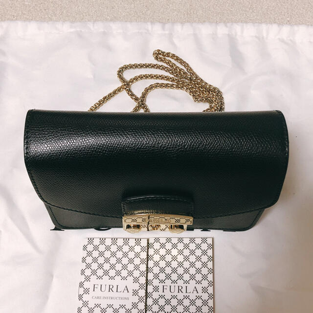 美品】FURLA フルラ メトロポリス ショルダーバッグ 黒 | svetinikole