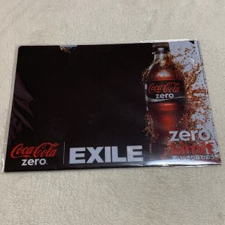 コカコーラ(コカ・コーラ)のEXILE✖️コカコーラゼロ　A4ファイル(ミュージシャン)