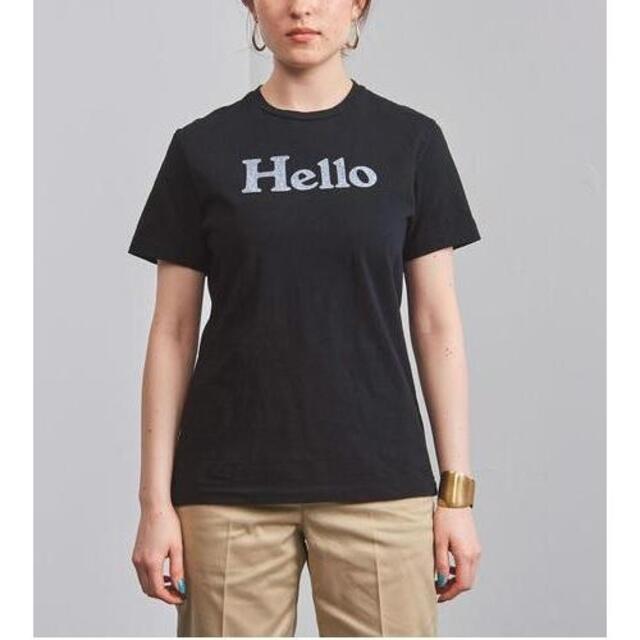 『2年保証』 MADISONBLUE(マディソンブルー) T NECK CREW HELLO Tシャツ(半袖/袖なし)