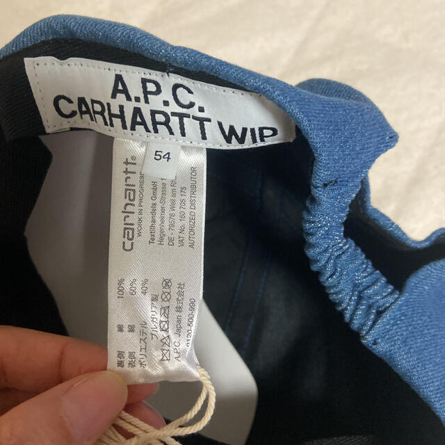 A.P.C(アーペーセー)のアーペーセー　APC カーハート　キャップ　54センチ メンズの帽子(キャップ)の商品写真