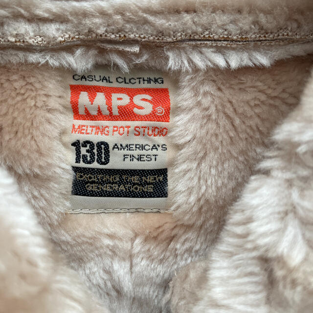 MPS(エムピーエス)のMPS  ボア  ジャケット　130㎝ キッズ/ベビー/マタニティのキッズ服男の子用(90cm~)(ジャケット/上着)の商品写真