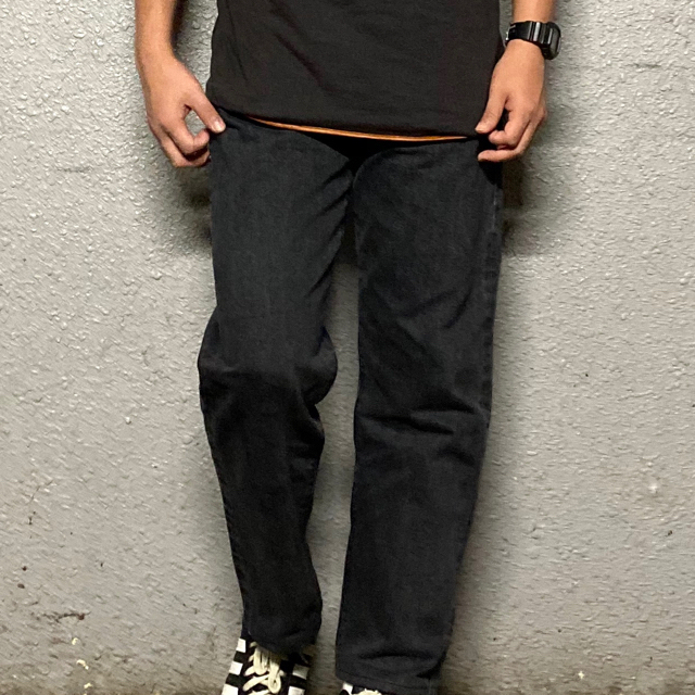 COMOLI(コモリ)のciota テーパード　ミディアムブラック　 メンズのパンツ(デニム/ジーンズ)の商品写真