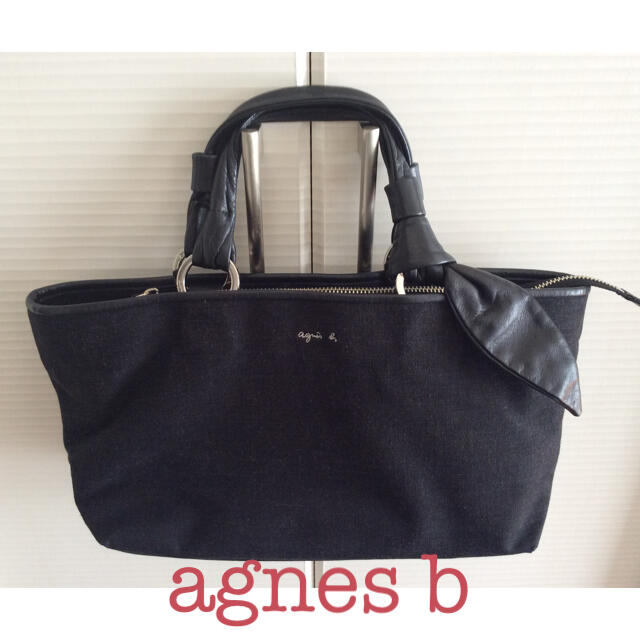 agnes b.(アニエスベー)のagnes b アニエス・ベー  ブラックバッグ レディースのバッグ(ハンドバッグ)の商品写真