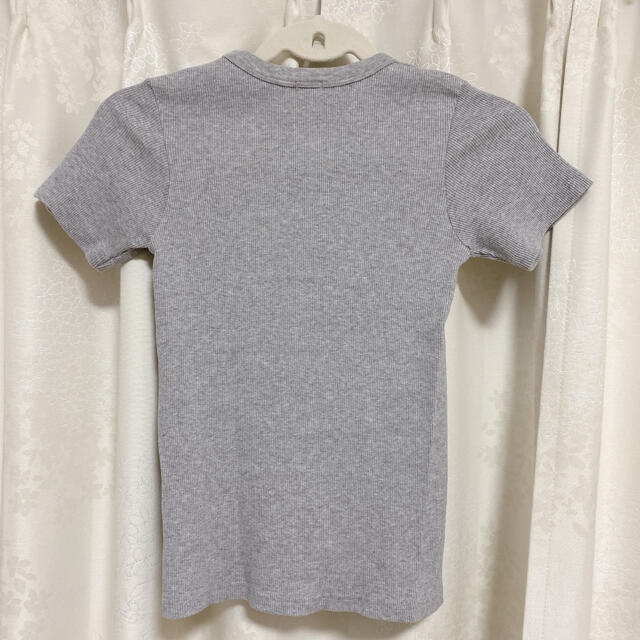 Brandy Melville(ブランディーメルビル)のBrandy Melville リブTシャツ レディースのトップス(Tシャツ(半袖/袖なし))の商品写真