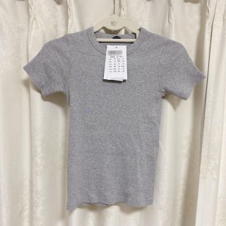 ブランディーメルビル(Brandy Melville)のBrandy Melville リブTシャツ(Tシャツ(半袖/袖なし))