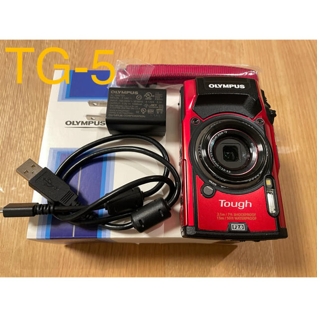 箱なしOLYMPUS オリンパス TG TG-5 RED