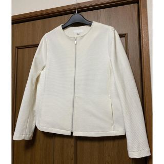 ユニクロ(UNIQLO)のUNIQLO☆カットソージャケット XL(ノーカラージャケット)