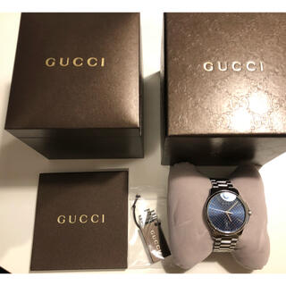 グッチ(Gucci)の【なっち様専用】グッチ 腕時計 メンズ GUCCI G-タイムレス ダークブルー(腕時計(アナログ))