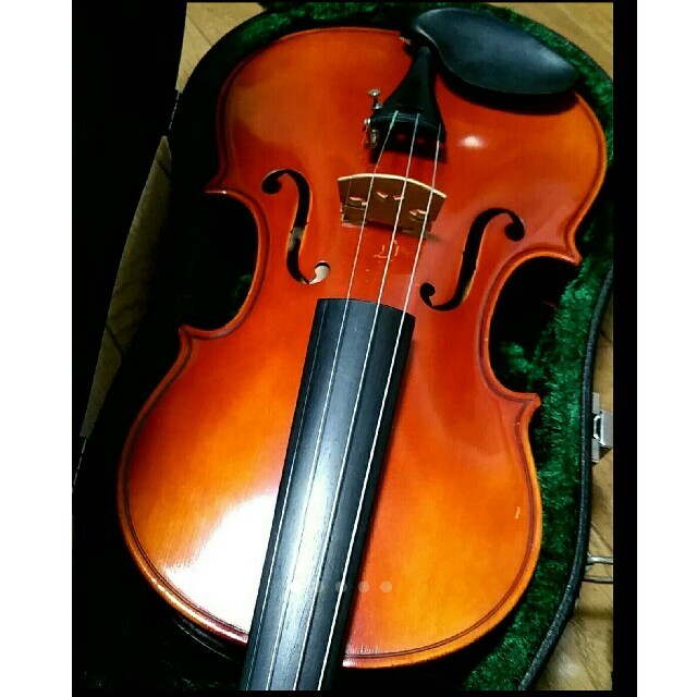 高級 バイオリン 鈴木 No.280 4/4 新品弓、肩当、松脂 定価7万
