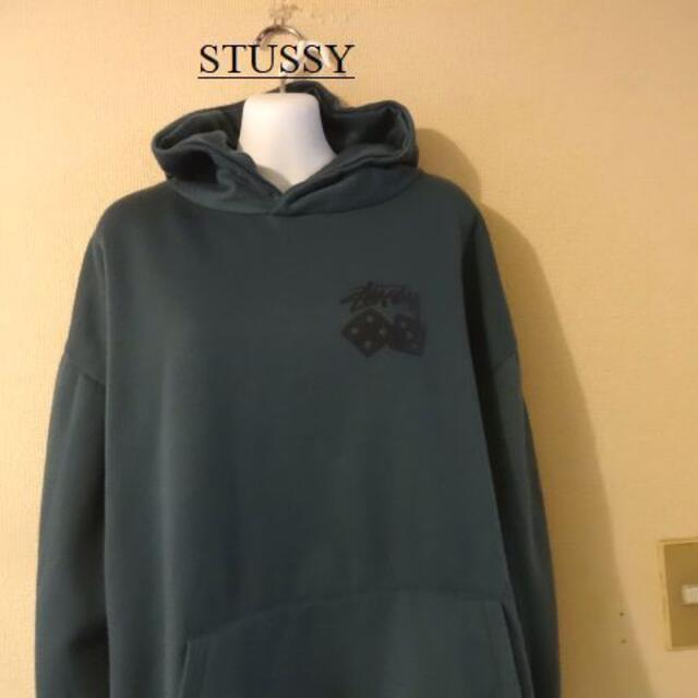 STUSSY(ステューシー)のSTUSSYステューシー♡お洒落バッグBIGロゴ柔らかパーカー レディースのトップス(パーカー)の商品写真