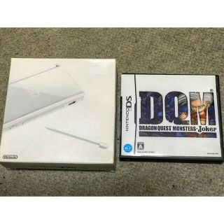 ニンテンドーDS(ニンテンドーDS)のNINTENDO DS Lite クリスタルホワイト　ソフト1本　セット(携帯用ゲーム機本体)