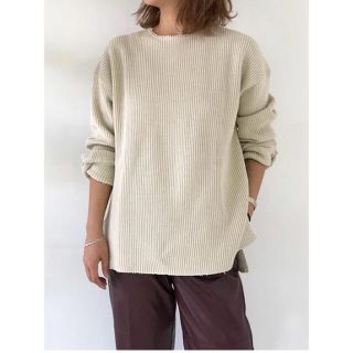 トゥデイフル(TODAYFUL)の【美品】TODAYFUL⋆Boyfriend Cutoff Knit(ニット/セーター)