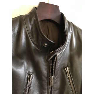 マルタンマルジェラ(Maison Martin Margiela)の【NiccN7様専用】◆マルタン・マルジェラ/八の字ライダース/レザー6(ライダースジャケット)