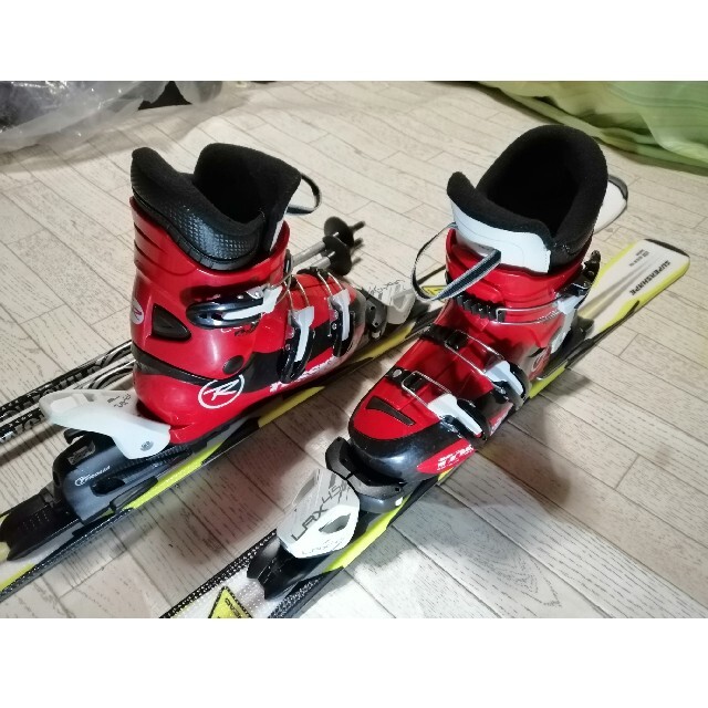 127cm◇HEADカービングスキー◇靴ROSSIGNOL22〜22.5cm