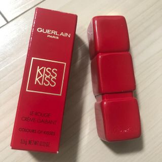 ゲラン(GUERLAIN)の【新品未使用】　ゲラン　口紅　GUERLAIN キスキス　ルージュキス　325(口紅)